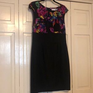 Trina Turk Silk Floral Wide Waist fitted Sz 10 R2